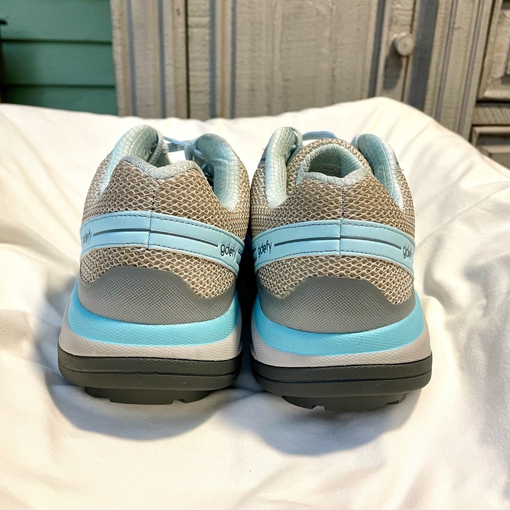 *EUC* Gravity Defyer “GDefy” Mighty Walker -Wmns Sz 10.5 - Veroshock - Gray/Blue - Picture 3 of 7